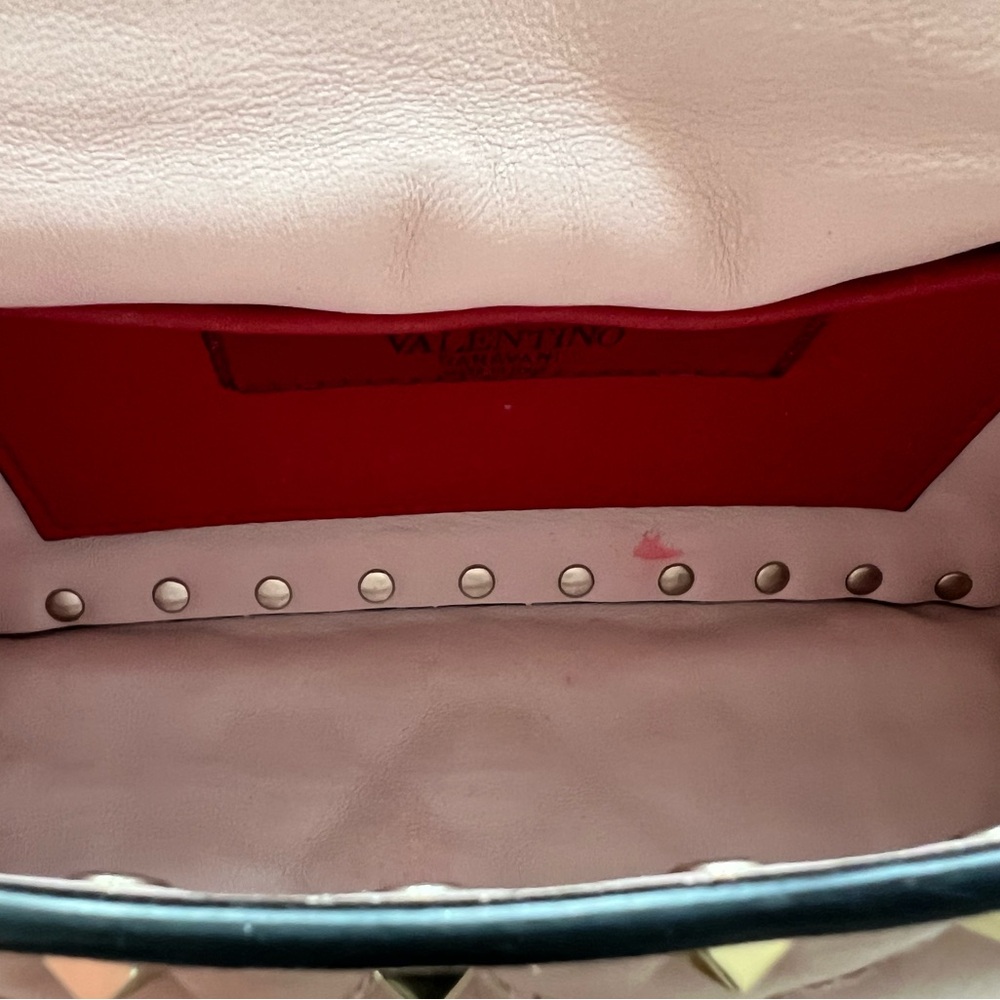 VALENTINO 💯 Authentic small Rockstud bag pink RARE 💕💕 - Picture 8 of 13